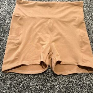 Series 8 Tan Women's athletic  Shorts size large